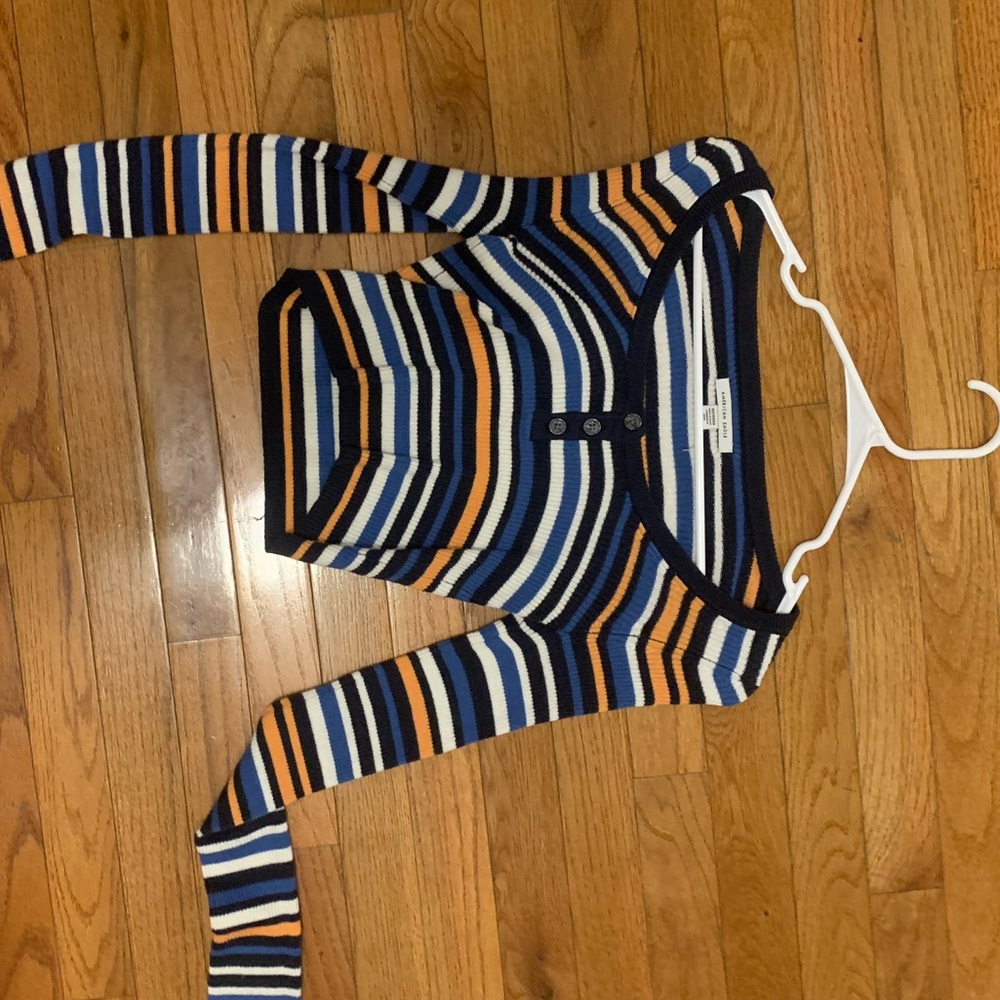 American Eagle AE crop top long sleeve